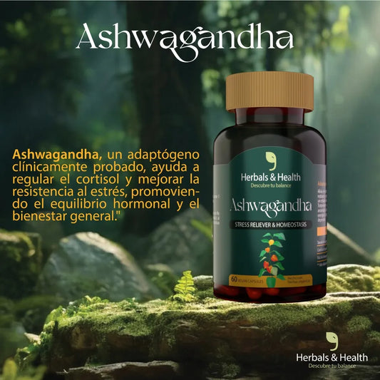 ASHWAGANDHA CÁPSULAS NATURALES PARA EL ESTRÉS
