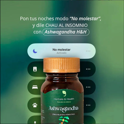 ASHWAGANDHA CÁPSULAS NATURALES PARA EL ESTRÉS