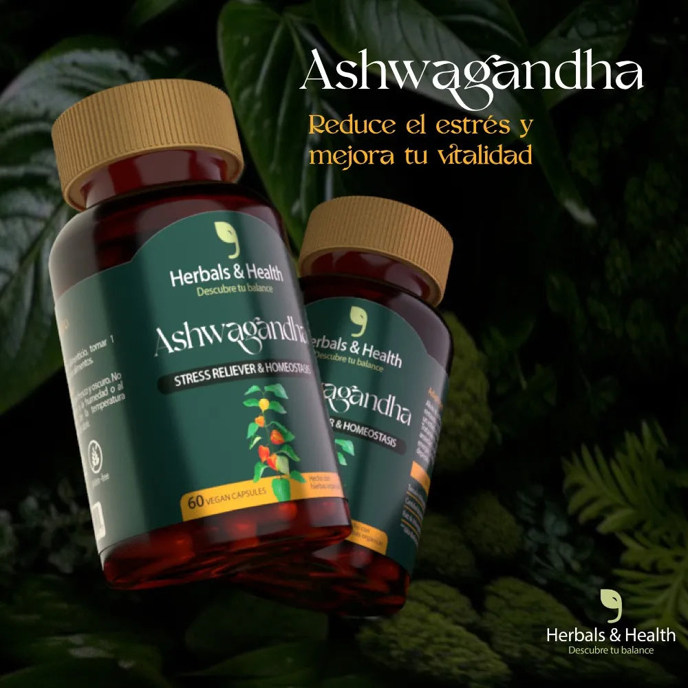 ASHWAGANDHA CÁPSULAS NATURALES PARA EL ESTRÉS