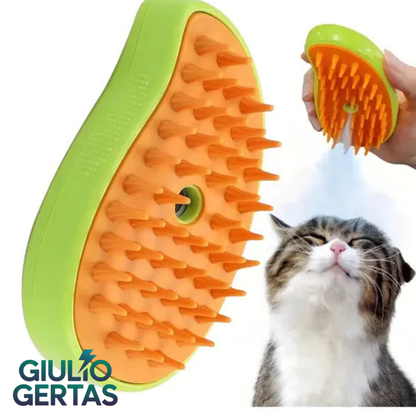 Cepillo de vapor 3 en 1 para mascotas