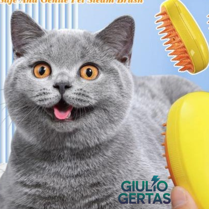 Cepillo de vapor 3 en 1 para mascotas